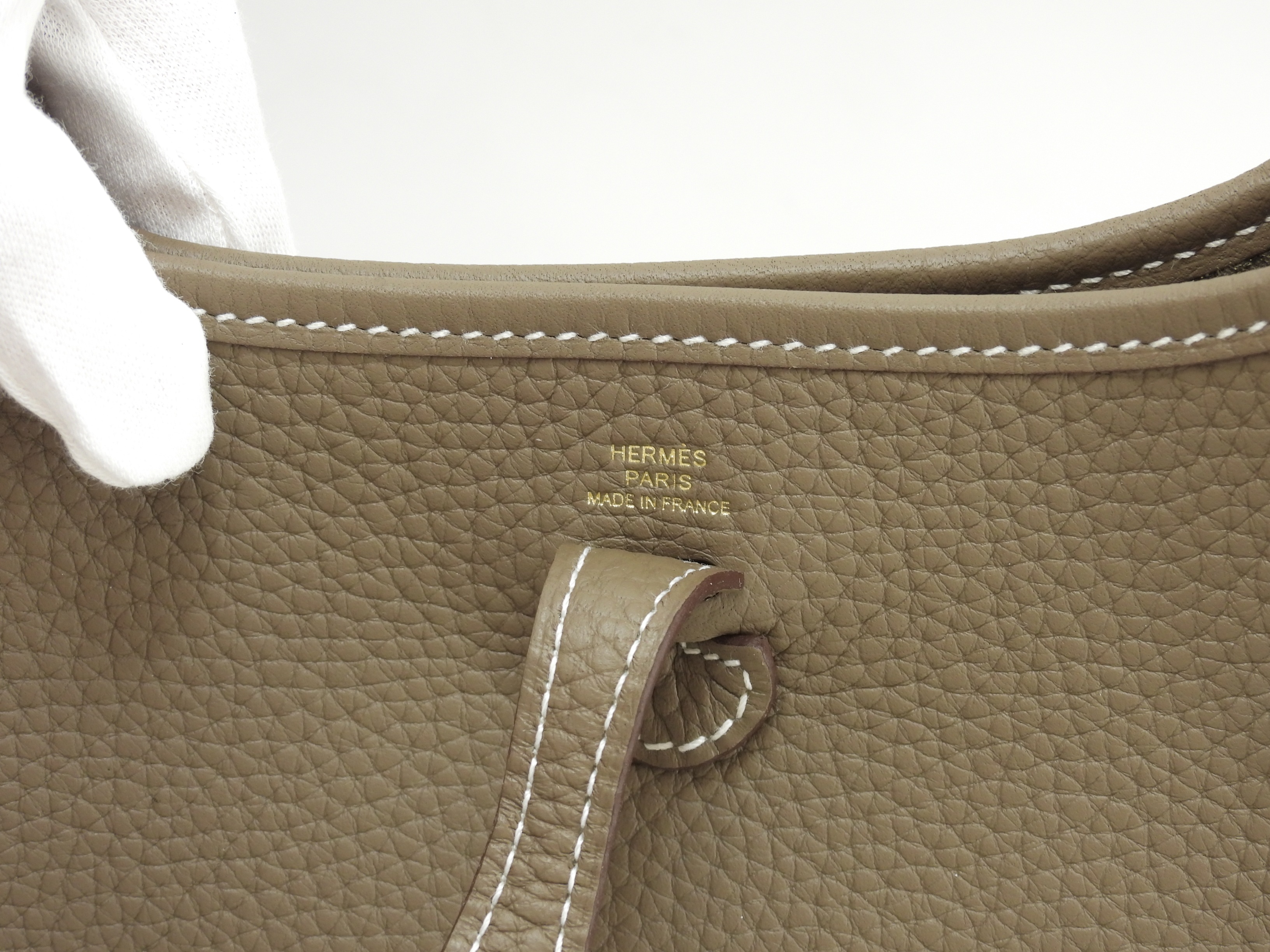 エヴリンTPM トリヨンクレマンス エトープ ポシェットバッグ ゴールド金具 新品@Z 4 エヴリンTPM トリヨンクレマンス エトープ ポシェットバッグ ゴールド金具 新品@Z 4