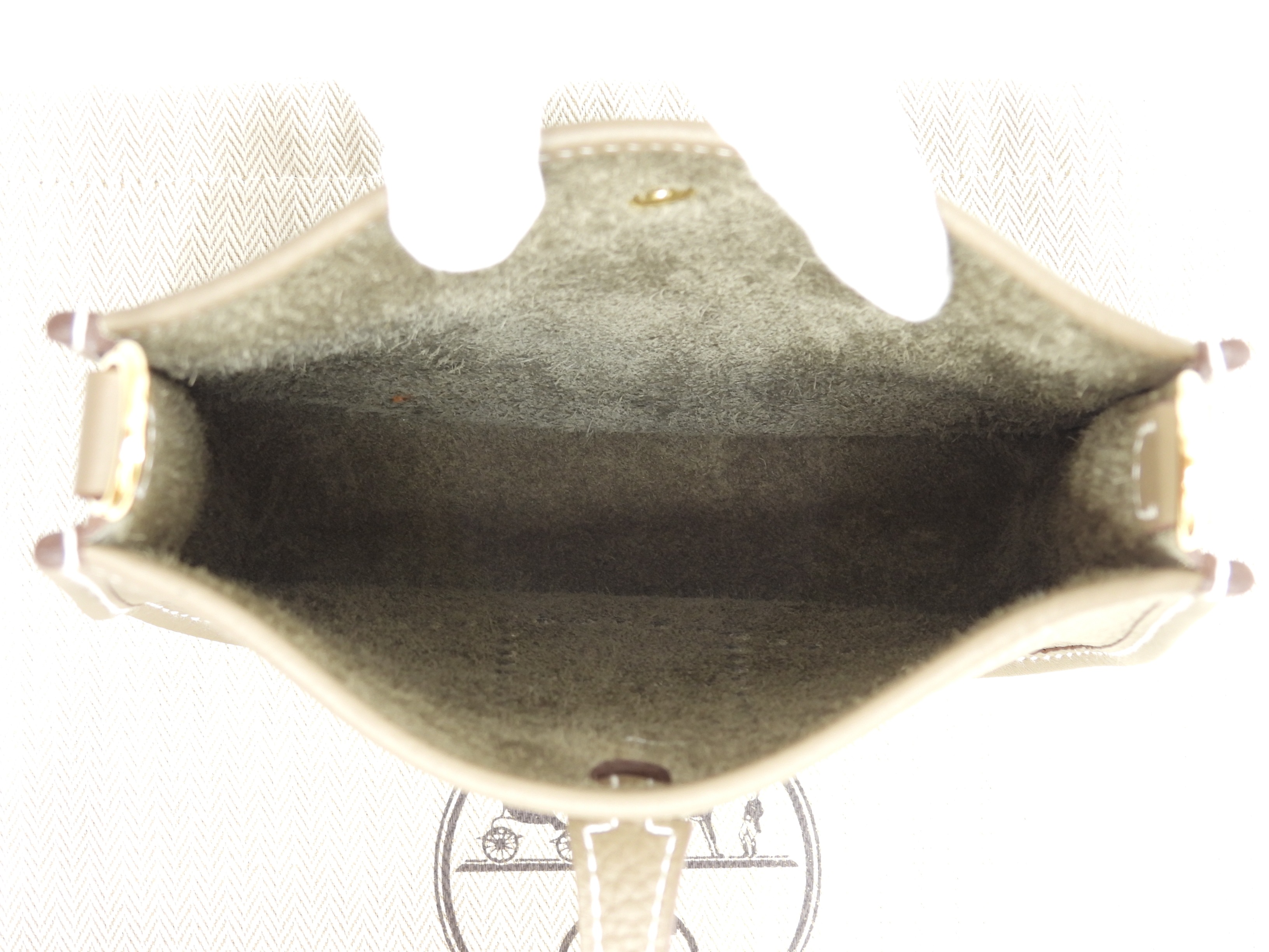 エヴリンTPM トリヨンクレマンス エトープ ポシェットバッグ ゴールド金具 新品@Z 4 エヴリンTPM トリヨンクレマンス エトープ ポシェットバッグ ゴールド金具 新品@Z 4