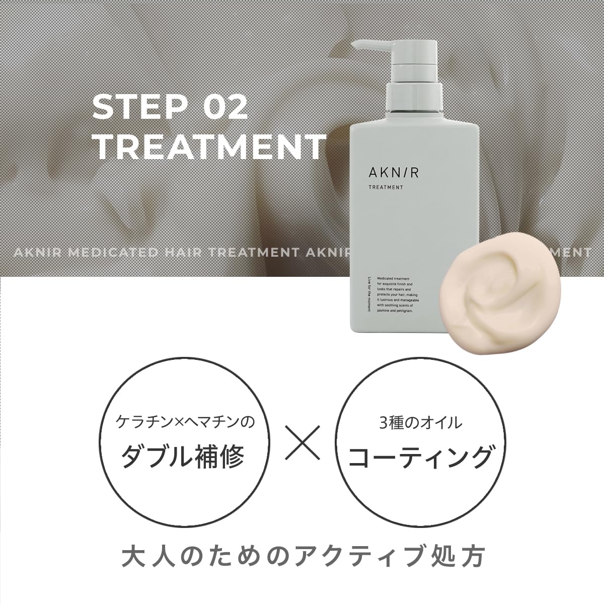 AKNIR 梨花 トリートメント 1ヶ月分 GIFT BOX仕様 AKNIR 梨花 トリートメント 1ヶ月分 GIFT BOX仕様