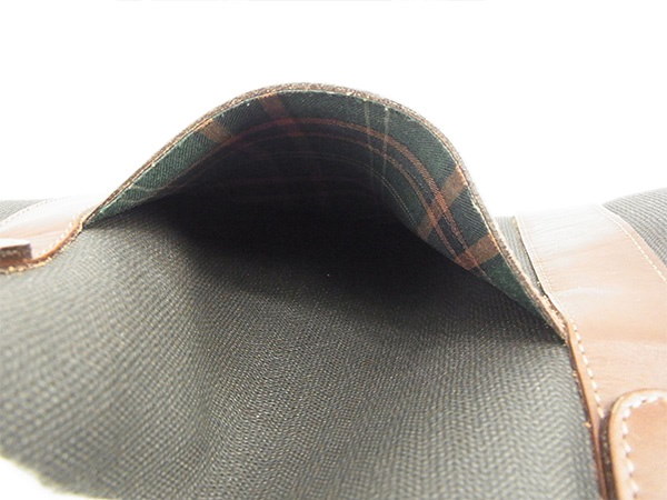 ダンヒル Dunhill ボストンバッグ メンズ可 ブラウン×ブラック PVC×レザー 人気 良品 【中古】 T608 . ダンヒル Dunhill ボストンバッグ メンズ可 ブラウン×ブラック PVC×レザー 人気 良品 【中古】 T608 .