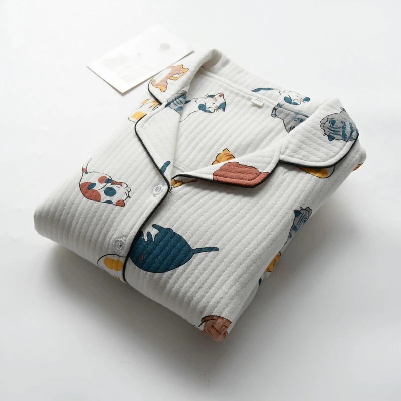 【急速出荷!】レディース パジャマ 長袖 綿 前開き 猫柄 ウエア 上下セット パジャマ セットアップ 猫柄 猫耳 ネコ耳 かわいい 部屋着 寝間着 リラックスウェア コットン 着心地良い 暖かい ゆ 【急速出荷!】レディース パジャマ 長袖 綿 前開き 猫柄 ウエア 上下セット パジャマ セットアップ 猫柄 猫耳 ネコ耳 かわいい 部屋着 寝間着 リラックスウェア コットン 着心地良い 暖かい ゆ