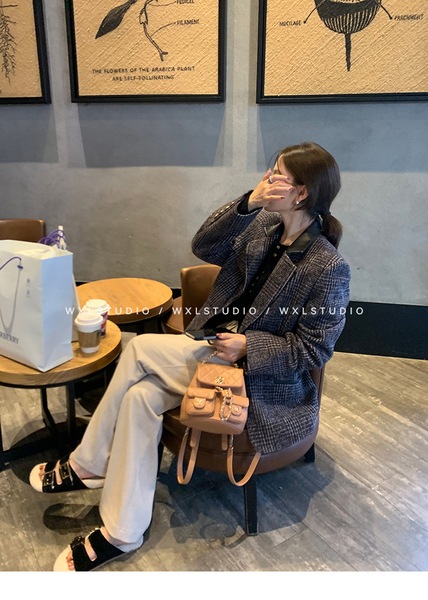 WXLSTUDIO ハンドメイド一列ウールニット長袖 WXLSTUDIO ハンドメイド一列ウールニット長袖