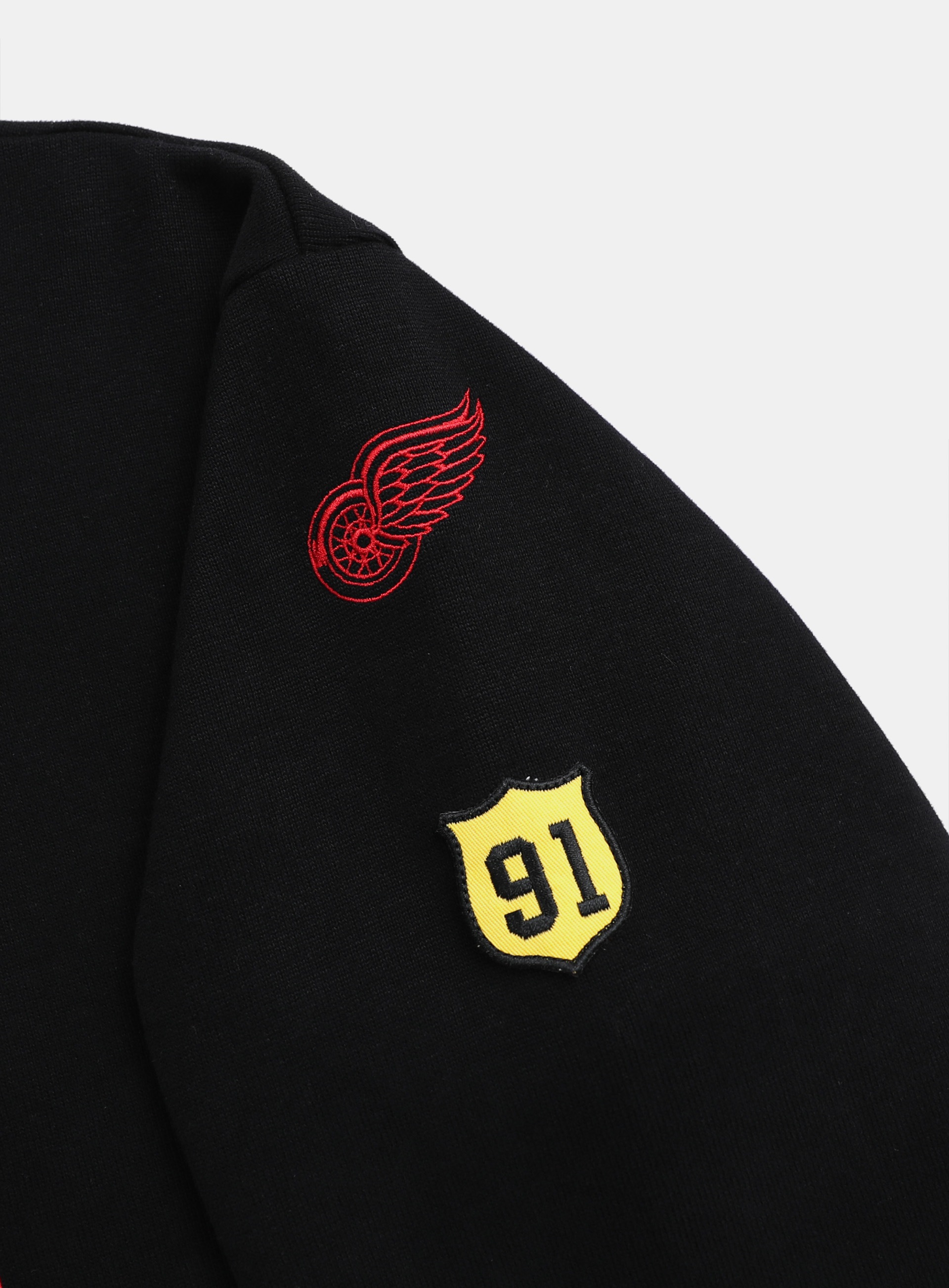 【BADBLOOD】 MYSTIC CAPSULE RUGBY SWEATSHIRT : BLACK 【BADBLOOD】 MYSTIC CAPSULE RUGBY SWEATSHIRT : BLACK