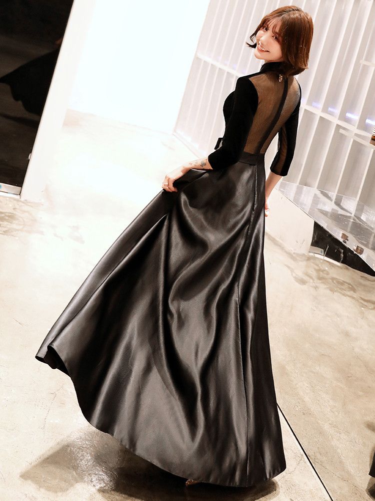 黒のイブニングドレスのスカート ライトラグジュアリーハイエンドドレス 2024新しい宴会ドレス 高級ガウンハイエンド パーティードレス キャバドレス ウェディングドレス 黒のイブニングドレスのスカート ライトラグジュアリーハイエンドドレス 2024新しい宴会ドレス 高級ガウンハイエンド パーティードレス キャバドレス ウェディングドレス