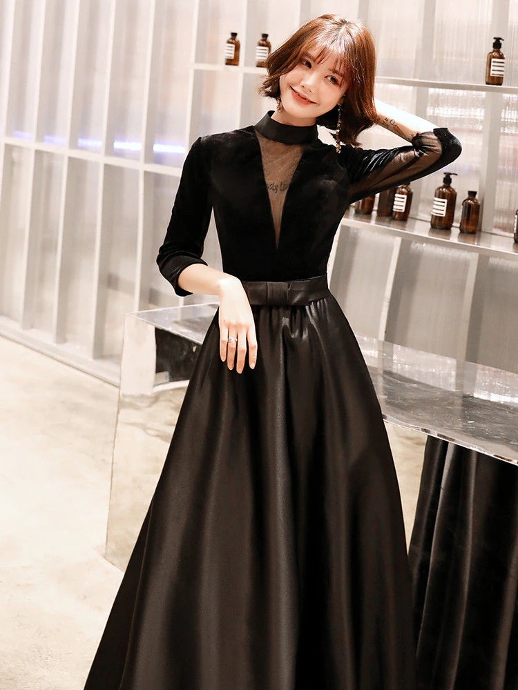 黒のイブニングドレスのスカート ライトラグジュアリーハイエンドドレス 2024新しい宴会ドレス 高級ガウンハイエンド パーティードレス キャバドレス ウェディングドレス 黒のイブニングドレスのスカート ライトラグジュアリーハイエンドドレス 2024新しい宴会ドレス 高級ガウンハイエンド パーティードレス キャバドレス ウェディングドレス