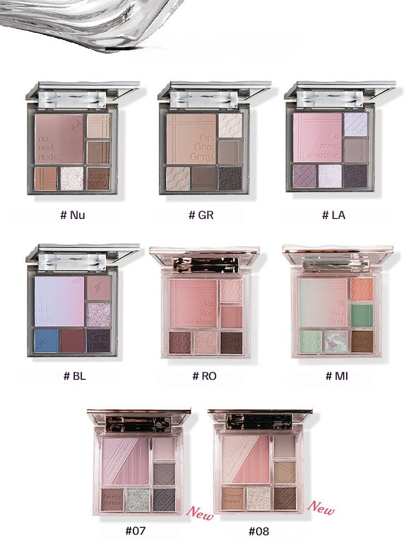 Qoo10] CZEL 【新商品】アイシャドウ チーク 6色シリ