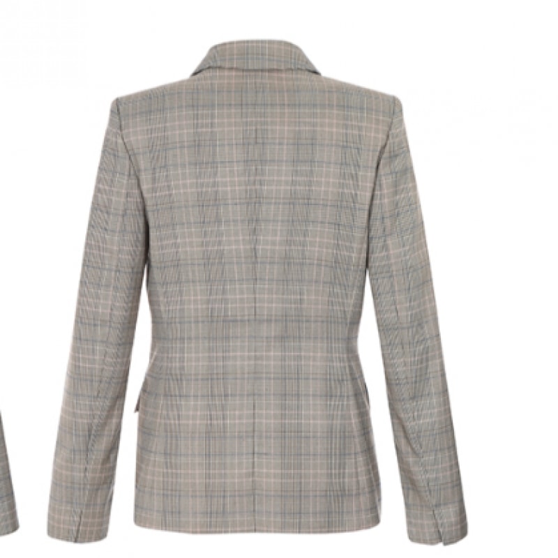 【 peak】テーラードジャケット/チェック/リネン/日本製/新品 Riberry（リベリー） ジャケット テーラードジャケット チェック柄