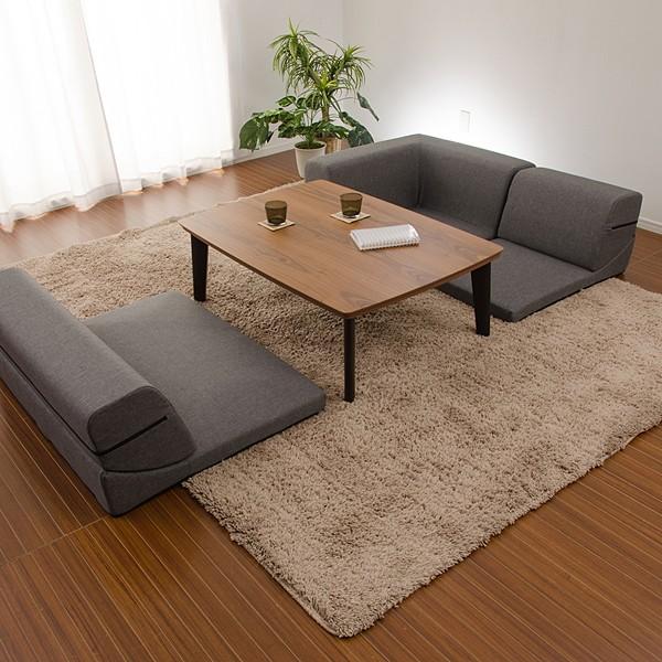 コーナーソファー ロータイプ こたつ L字 フロアソファ ローソファー おしゃれ 北欧