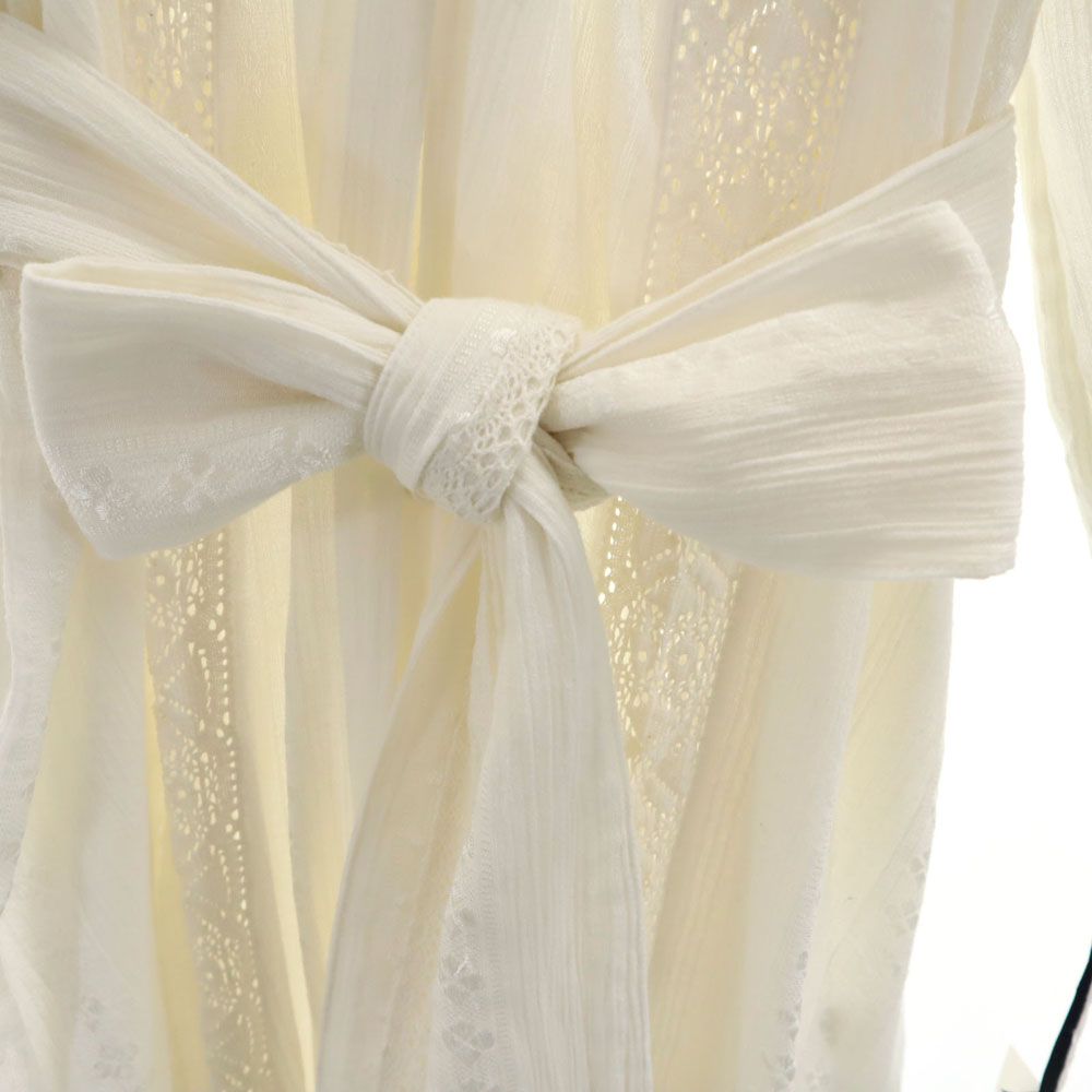 未使用 グレースクラス 長袖 フリルレース ロングワンピース 2-36 ホワイト GRACE CLASS 薄手 レディース 未使用 グレースクラス 長袖 フリルレース ロングワンピース 2-36 ホワイト GRACE CLASS 薄手 レディース