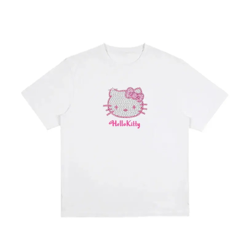 【極速出荷】【無料限定】2枚購入で 0 FF!Tシャツ キティちゃん ストーン キラキラ 半袖Ttシャツ ティーシャツ 無地 キャラクター 半袖 トップス カジュアル レディース 【極速出荷】【無料限定】2枚購入で 0 FF!Tシャツ キティちゃん ストーン キラキラ 半袖Ttシャツ ティーシャツ 無地 キャラクター 半袖 トップス カジュアル レディース