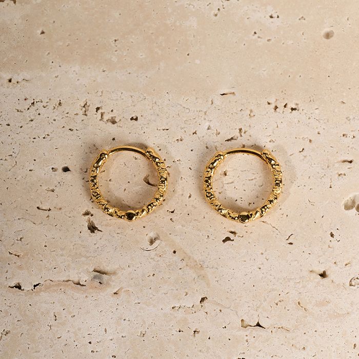 foil one-touch earring 2色 おしゃれ ピアス 韓国芸能人着用 韓国ファッション