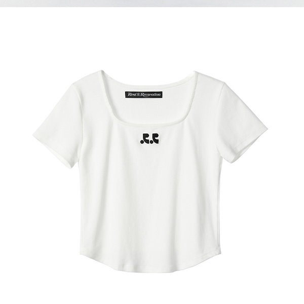★韓国人気★Rest & Recreation★RR SQUARE NECK TOP Rest & Recreation SQUARE NECK TOP Tシャツ - メルカリ
