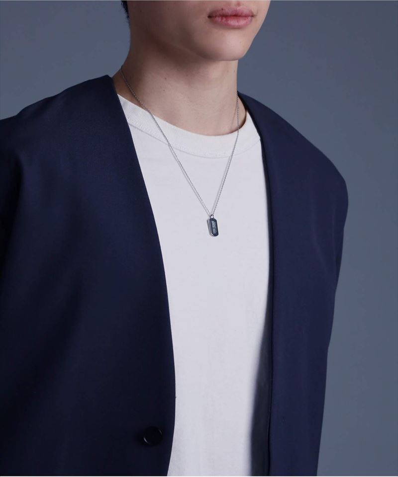 LH-1 シグネチャー ドッグタグネックレス サージカルステンレス316L 金属アレルギー対応 03NE067ASV ステンレスネックレス メンズ 人気ブ