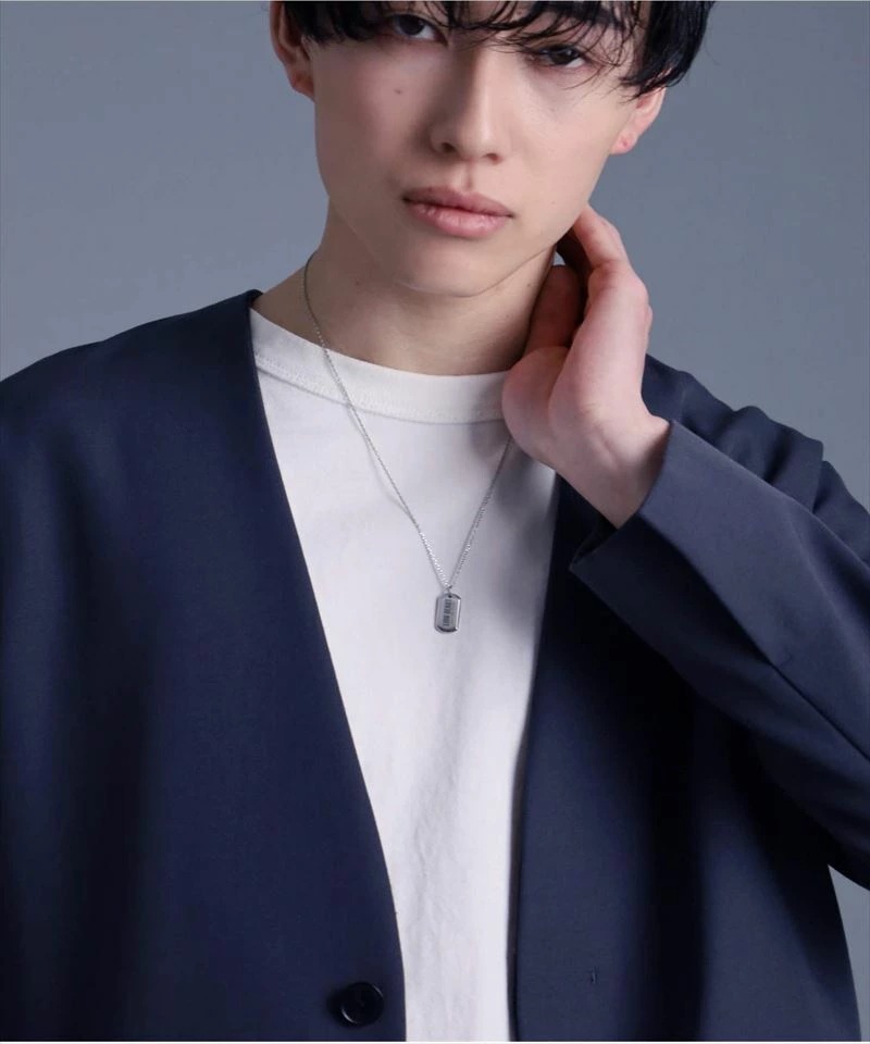 LH-1 シグネチャー ドッグタグネックレス サージカルステンレス316L 金属アレルギー対応 03NE067ASV ステンレスネックレス メンズ 人気ブ