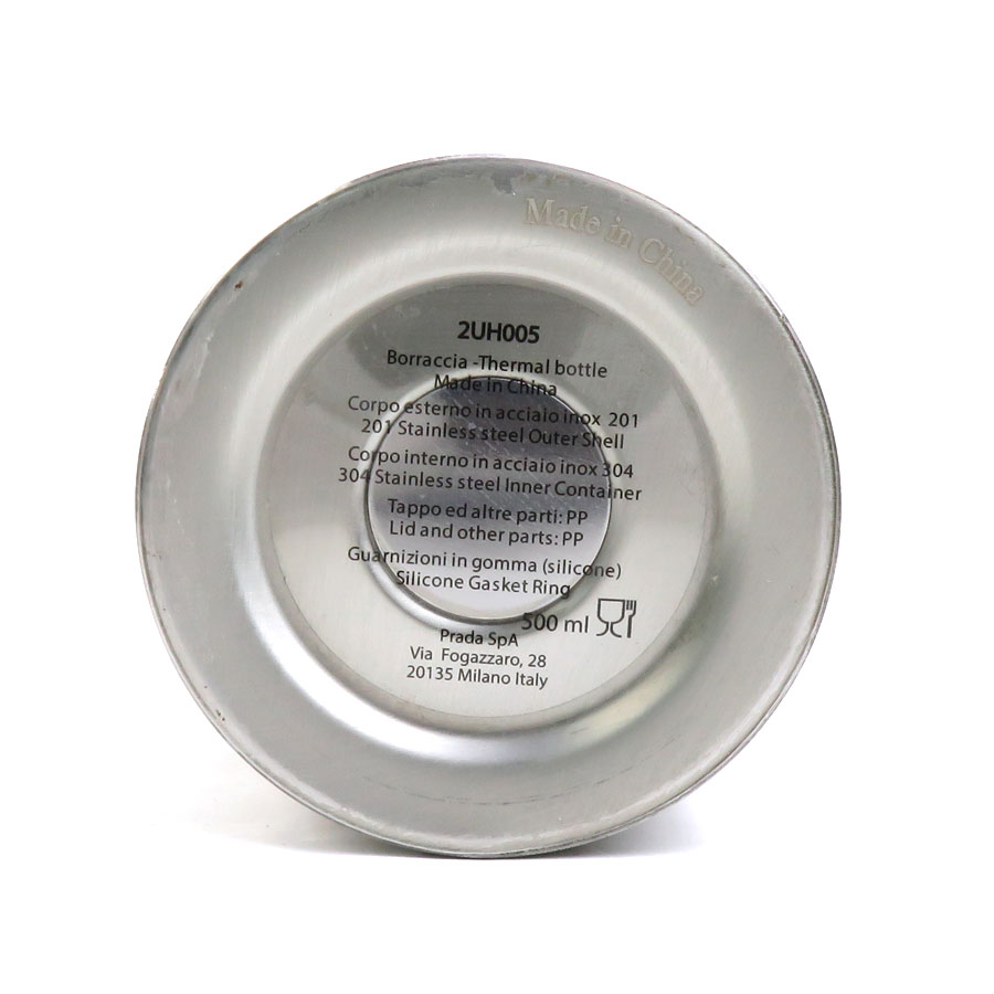 プラダ PRADA ウォーターボトル タンブラー ステンレス シルバー×ブラック ユニセックス 55955a プラダ PRADA ウォーターボトル タンブラー ステンレス シルバー×ブラック ユニセックス 55955a