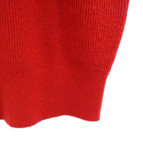 クリスチャンディオール ウール 長袖 ニット M レッド系 Christian Dior セーター メンズ