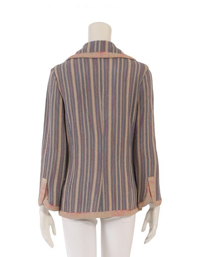 新品未使用展示品 M Missoni エムミッソーニ ニットジャケット ベージュ グレー ピンク オレンジ メーカーサイズ44 参考サイズL【本物保証】 新品未使用展示品 M Missoni エムミッソーニ ニットジャケット ベージュ グレー ピンク オレンジ メーカーサイズ44 参考サイズL【本物保証】