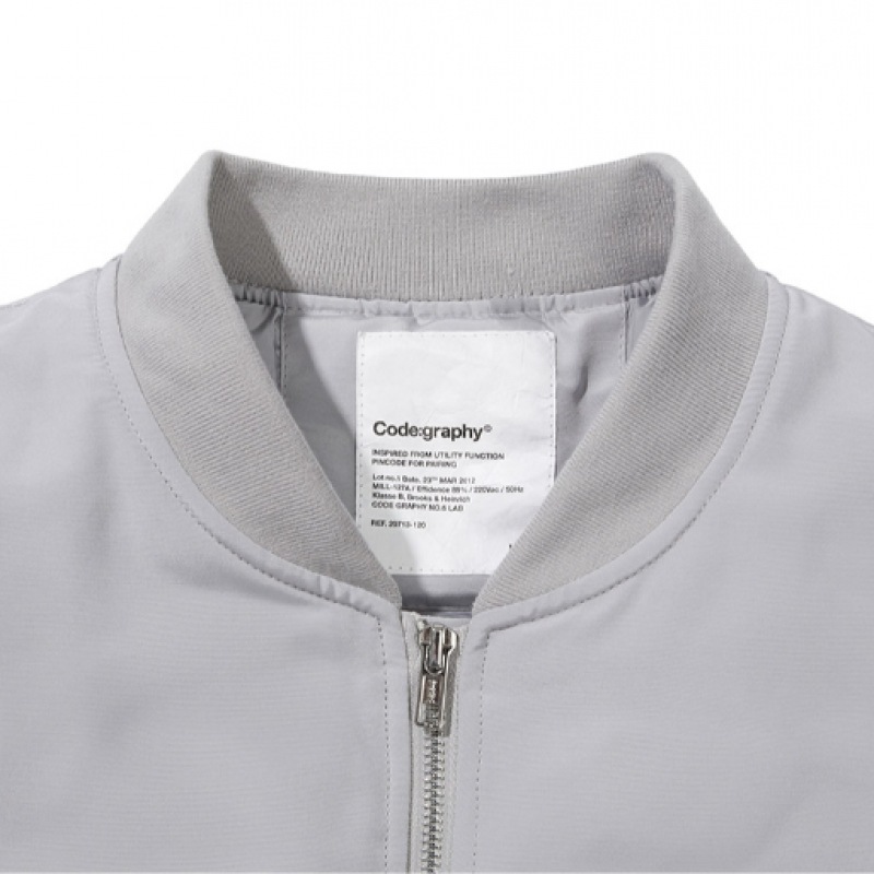 コデジーユーティリティ MA-1 ジャケット_グレー コデジーユーティリティ MA-1 ジャケット_グレー