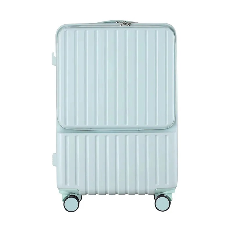 【新商品】3日出荷キャリーケース スーツケース 機内持ち込み 多機能スーツケース フロントオープン 前開き 超軽量 大容量 USBポート付き 充電口 カップホルダー付き 43L69L_3
