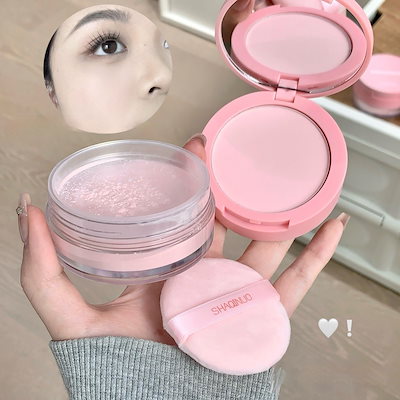 Qoo10] SHAQINUO ダブルエフェクト パウダー フェイスパウ : ベースメイク