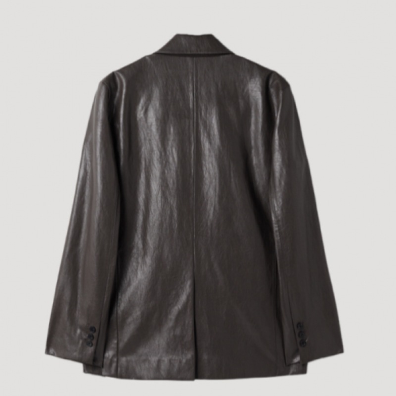 [シースミス] シングルボタンレザージャケット_swwjkp12050_DG