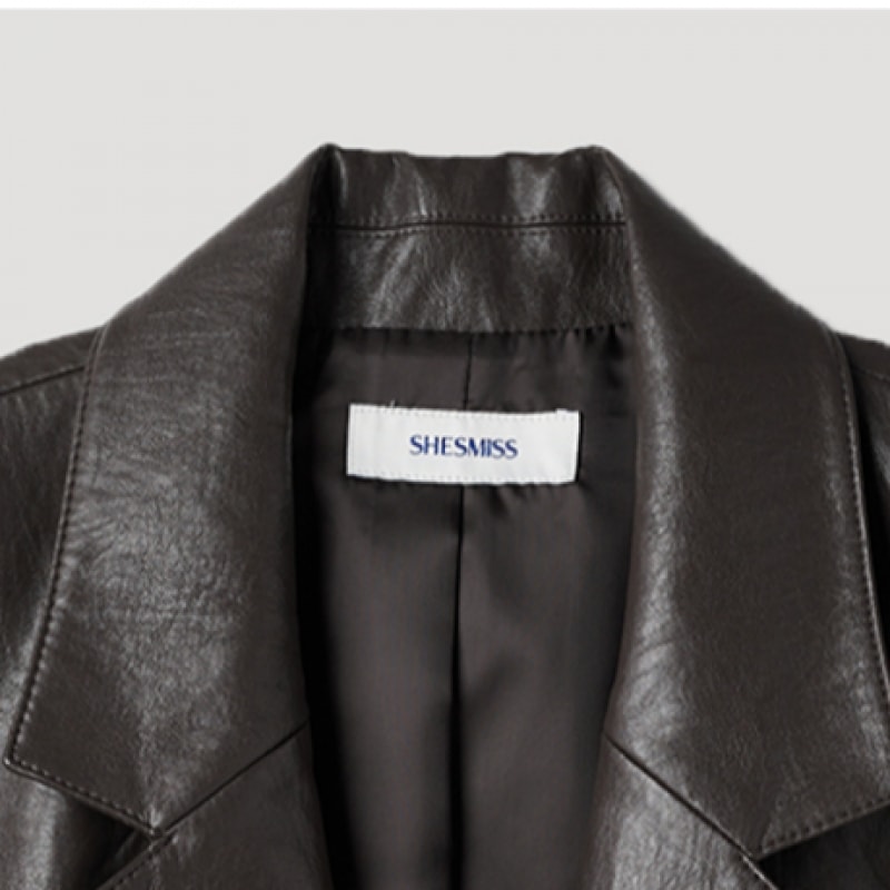 [シースミス] シングルボタンレザージャケット_swwjkp12050_DG