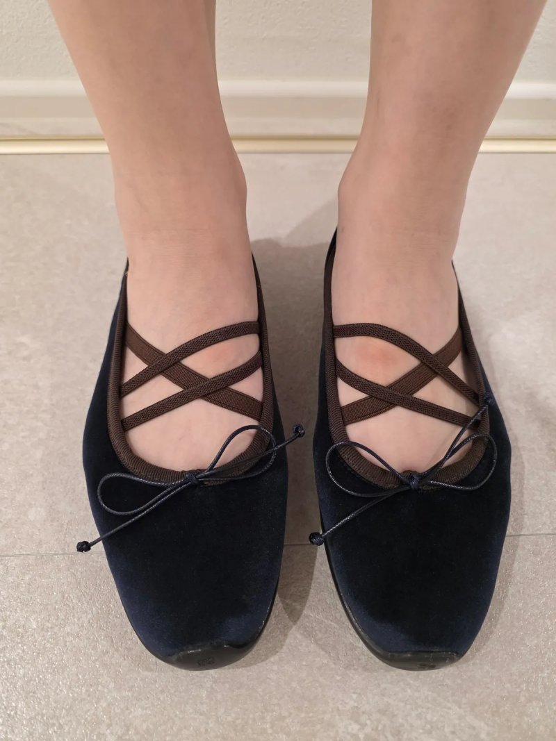 BELLA CROSS BANDING FLATS(PEBBLE SOLE) スリッポン 8 色 / 26SSコレクション_5