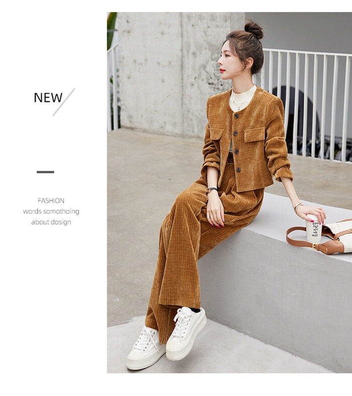 セットアップ レディース パンツスーツ ワイドパンツ パンツドレス コーデュロイ 入学式 スーツ ママ パンツスーツ ビジネス オフィス 入学式 卒業式 入園式 卒園式 大人 きれいめ 春 秋