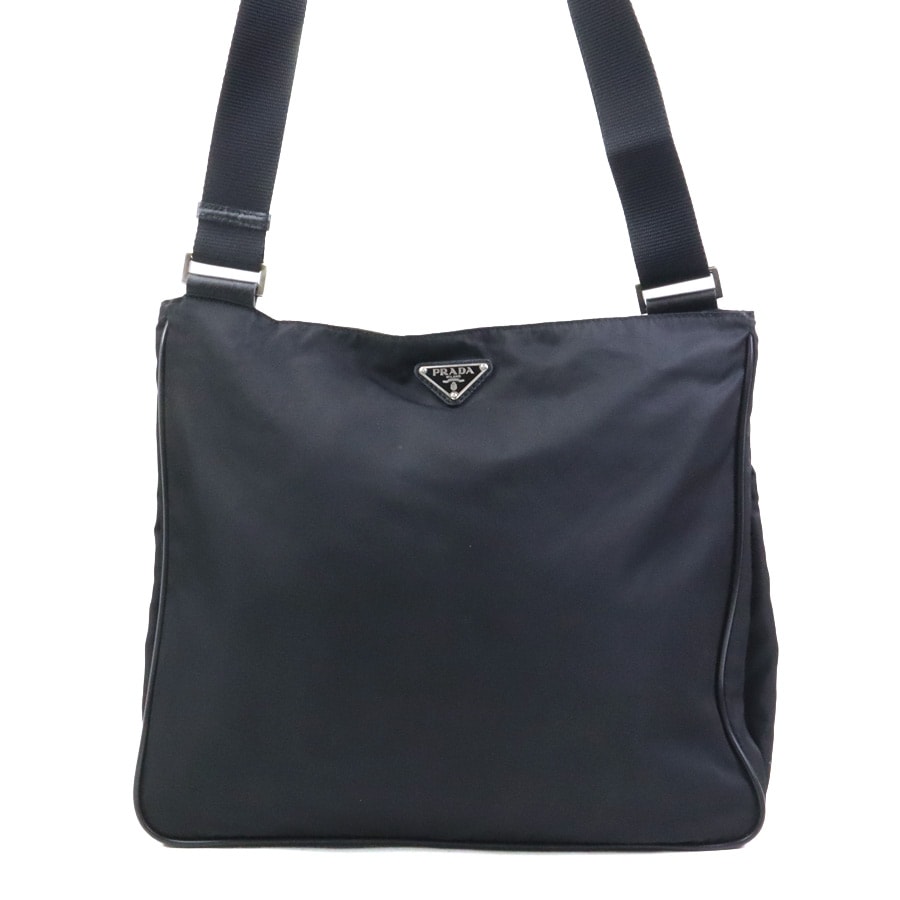 プラダ PRADA 斜め掛けショルダーバッグ ナイロン ブラック シルバー メンズ e60652a プラダ PRADA 斜め掛けショルダーバッグ ナイロン ブラック シルバー メンズ e60652a