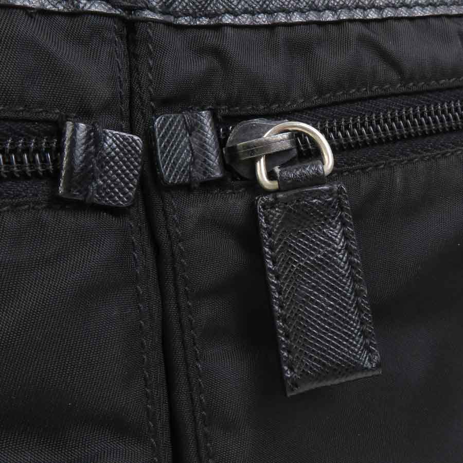 プラダ PRADA 斜め掛けショルダーバッグ ナイロン ブラック シルバー メンズ e60652a プラダ PRADA 斜め掛けショルダーバッグ ナイロン ブラック シルバー メンズ e60652a