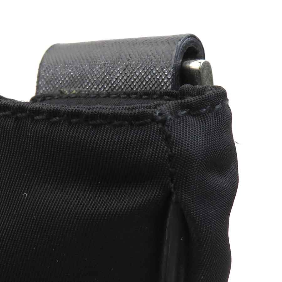 プラダ PRADA 斜め掛けショルダーバッグ ナイロン ブラック シルバー メンズ e60652a プラダ PRADA 斜め掛けショルダーバッグ ナイロン ブラック シルバー メンズ e60652a