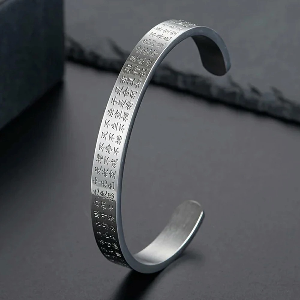 お経 バングル 漢字 ブッダ 仏陀 写経 手首 アクセサリー サージカルステンレス316L 男性 女性 プレゼント オリエンタル 仏教 腕 ブレスレット ユニーク 面白い stb00-00-0027 お経 バングル 漢字 ブッダ 仏陀 写経 手首 アクセサリー サージカルステンレス316L 男性 女性 プレゼント オリエンタル 仏教 腕 ブレスレット ユニーク 面白い stb00-00-0027