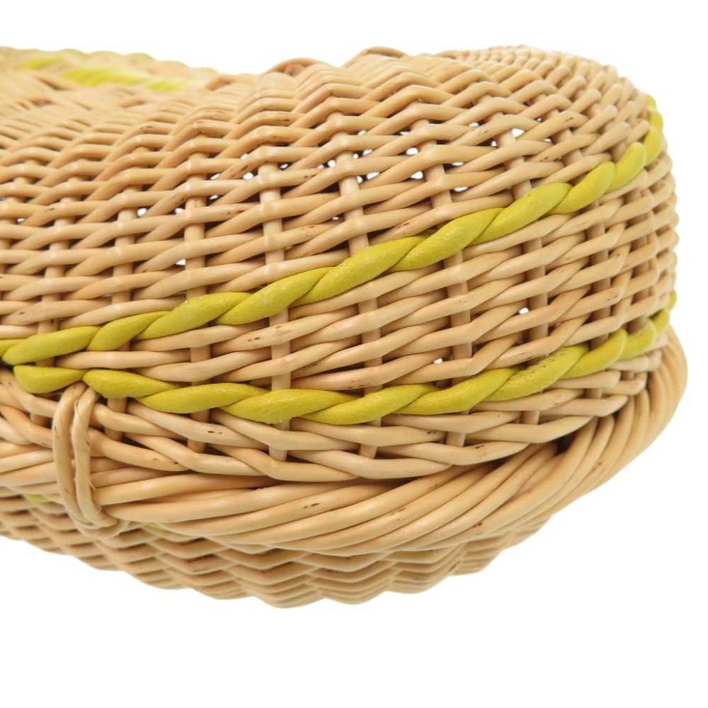 未使用品 プティアッシュ ミノディエール クラッチバッグ ストロー/トリヨンクレマンス クレ 0869【中古】 レディース 未使用品 プティアッシュ ミノディエール クラッチバッグ ストロー/トリヨンクレマンス クレ 0869【中古】 レディース