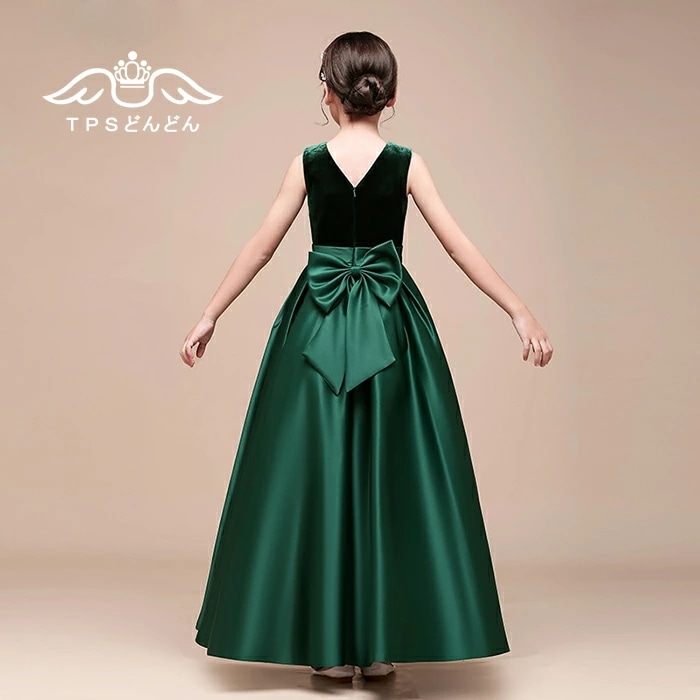 激安販売！子供ドレス 発表会ドレス ジュニアドレス 女の子 ロングドレス コンクール ドレス 子供ドレス ワンピース ピアノ 子どもドレス 発表会 結婚式 キッズドレス 160 150 140 こども