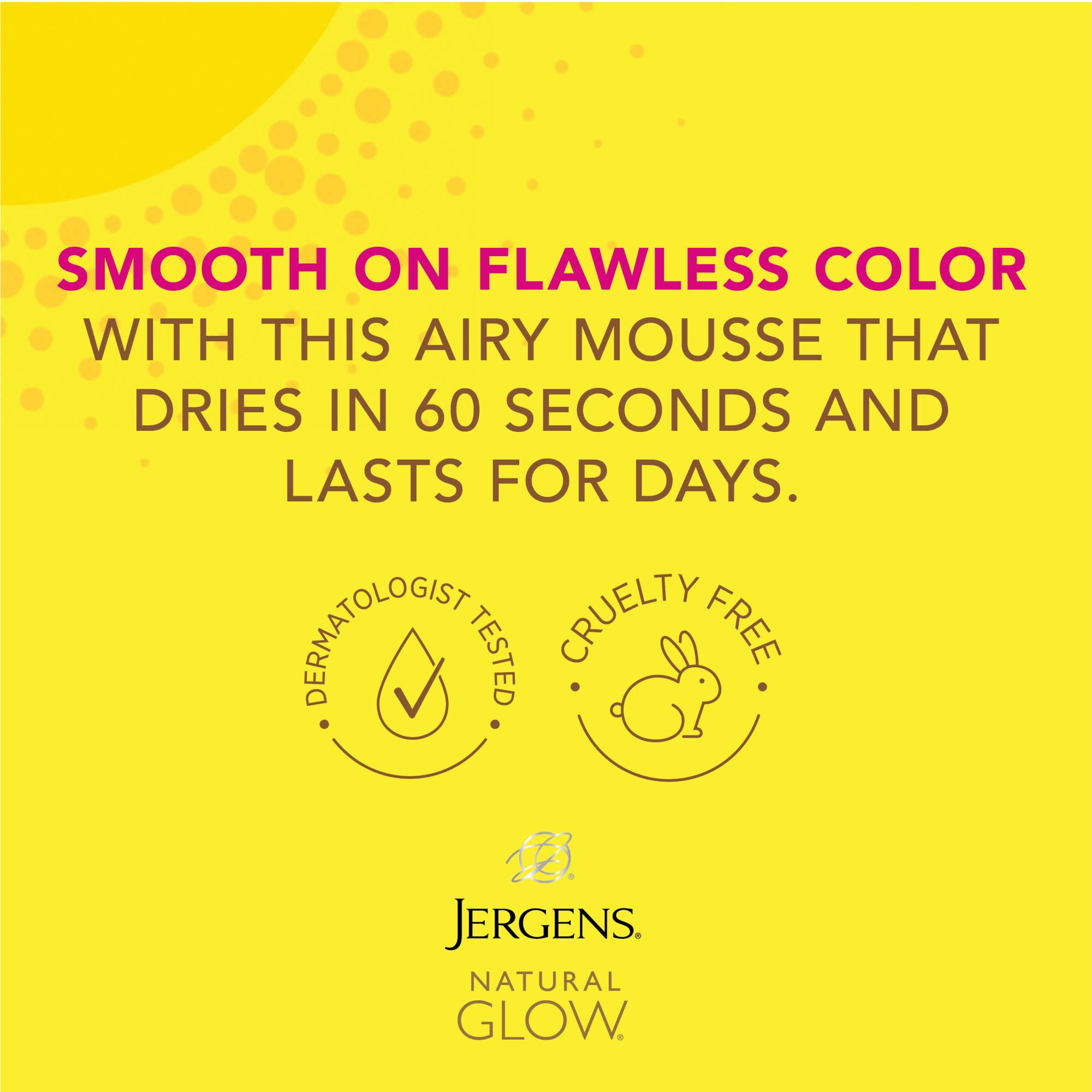 Jergens ナチュラルグロウインスタント日サンレスタンニングムースライトブロンズ - 6オズ Jergens ナチュラルグロウインスタント日サンレスタンニングムースライトブロンズ - 6オズ