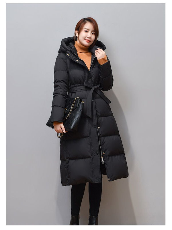 Qoo10] ダウンジャケット レディース ミドル丈