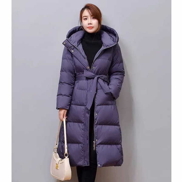 Qoo10] ダウンジャケット レディース ミドル丈