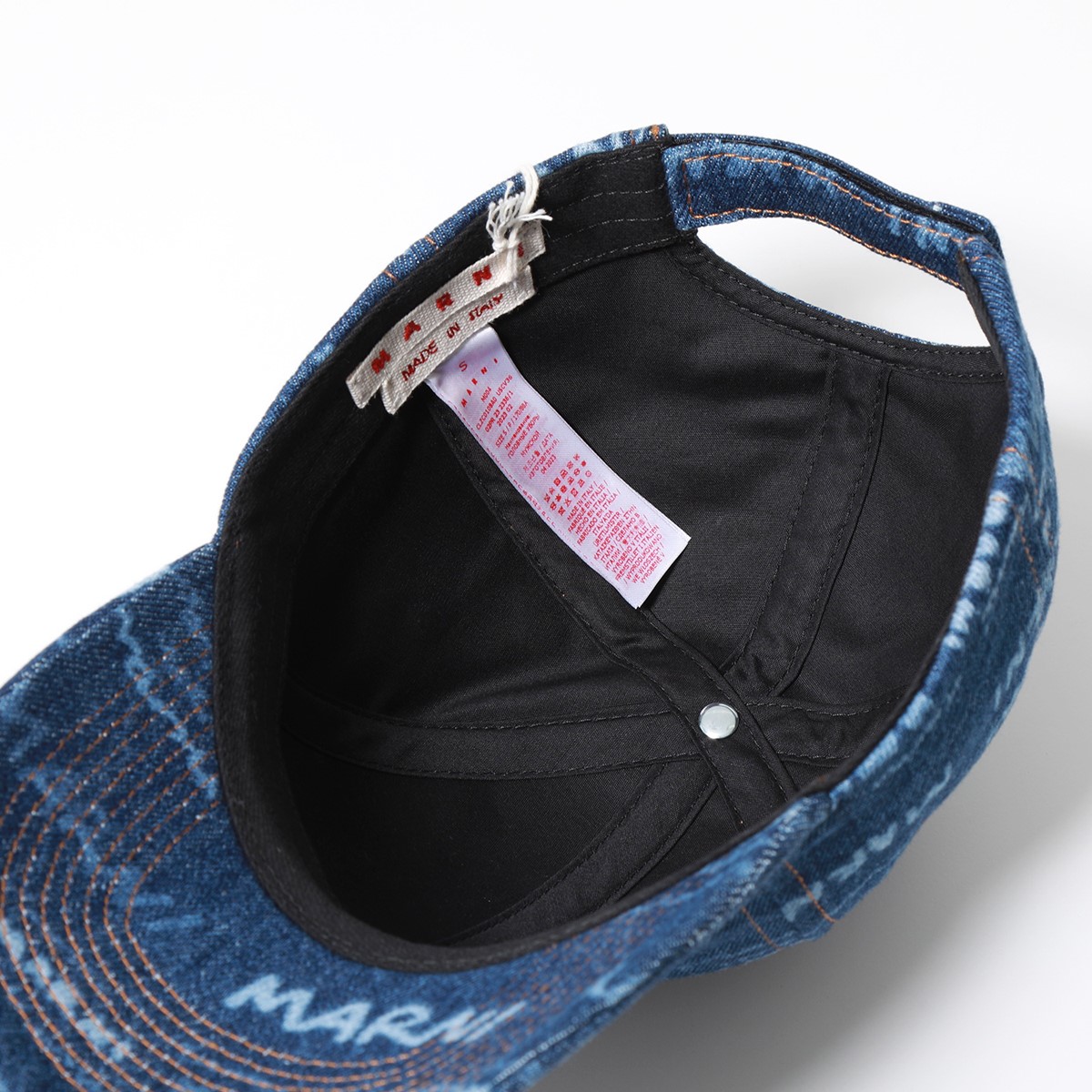 MARNI マルニ ベースボールキャップ CLZC0108A0 USCV36 レディース デニム ロゴ 帽子 JQB50/IRIS-BLUE MARNI マルニ ベースボールキャップ CLZC0108A0 USCV36 レディース デニム ロゴ 帽子 JQB50/IRIS-BLUE