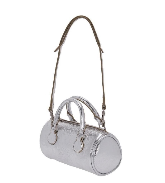 【MARGESHERWOOD】 LOG BAG : SILVER CRINKLE 【MARGESHERWOOD】 LOG BAG : SILVER CRINKLE