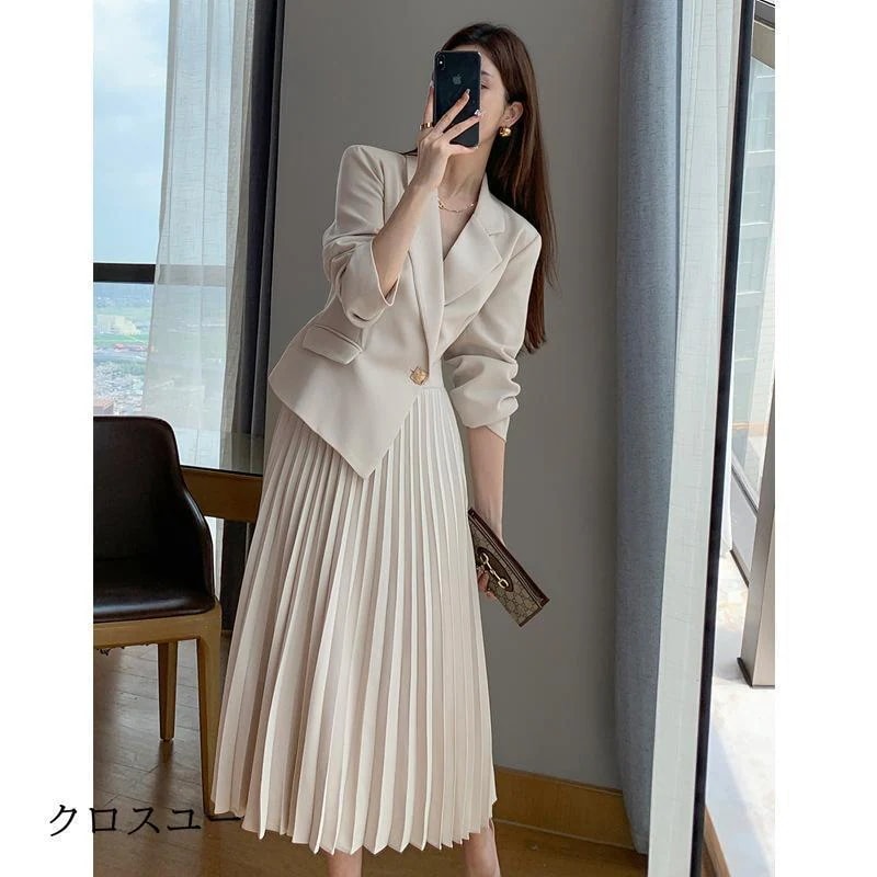 フォーマル きれいめ 長袖 春秋冬 ドッキングワンピ 大きいサイズ 成人式 結婚式 ワンピース 母 スーツ 入学式 レディース プリーツワンピース フォーマル きれいめ 長袖 春秋冬 ドッキングワンピ 大きいサイズ 成人式 結婚式 ワンピース 母 スーツ 入学式 レディース プリーツワンピース