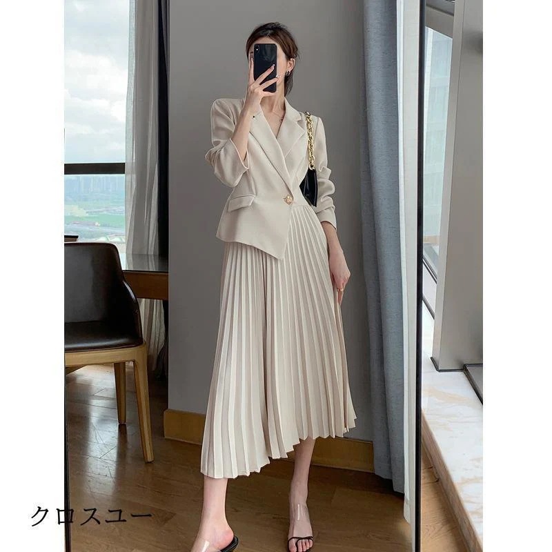 フォーマル きれいめ 長袖 春秋冬 ドッキングワンピ 大きいサイズ 成人式 結婚式 ワンピース 母 スーツ 入学式 レディース プリーツワンピース フォーマル きれいめ 長袖 春秋冬 ドッキングワンピ 大きいサイズ 成人式 結婚式 ワンピース 母 スーツ 入学式 レディース プリーツワンピース