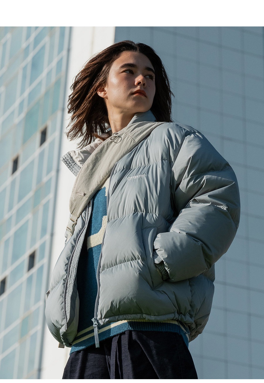 [24FW] CIVIC ORIGIN SHORT PUFFER / プレミアムダックダウンジャケット