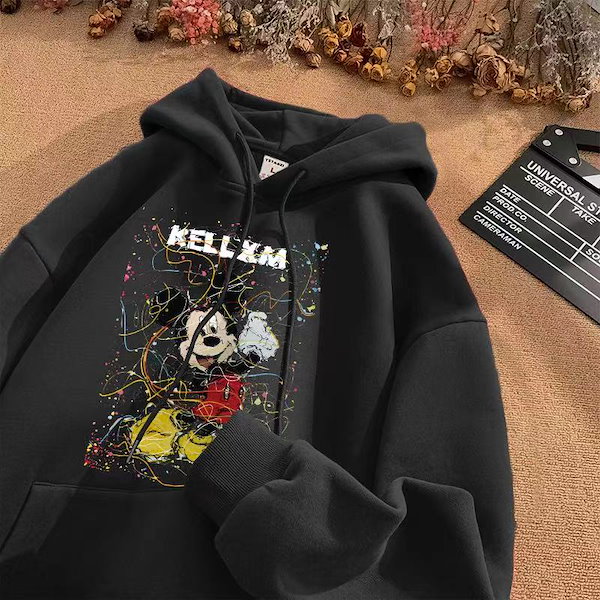 the soloist Disney ミッキーマウスパーカー タカヒロミヤシタザソロイスト】ミッキーマウス オーバサイズパーカー