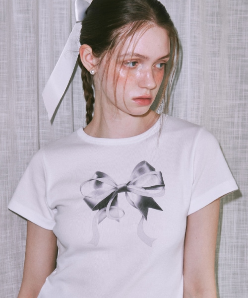 [韓国セレブ着用] DOUBLE RIBBON SLIM CROP T SHIRT 10色 mdprevattcaulkingandwaterproofing.com