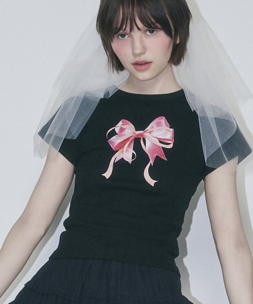 [韓国セレブ着用] DOUBLE RIBBON SLIM CROP T SHIRT 10色 mdprevattcaulkingandwaterproofing.com