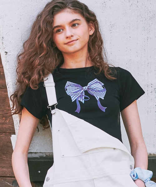 [韓国セレブ着用] DOUBLE RIBBON SLIM CROP T SHIRT 10色 mdprevattcaulkingandwaterproofing.com