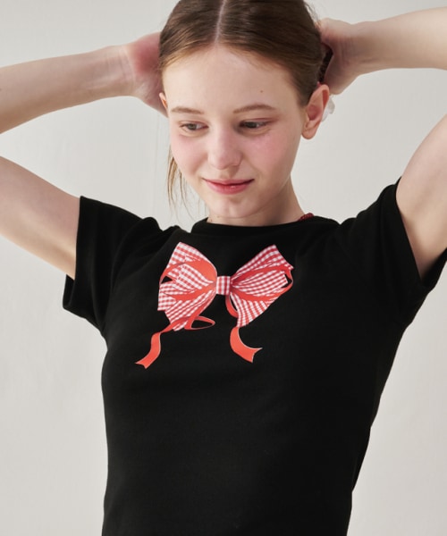 [韓国セレブ着用] DOUBLE RIBBON SLIM CROP T SHIRT 10色 mdprevattcaulkingandwaterproofing.com