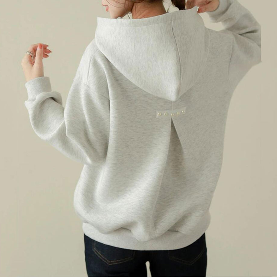 【見逃し厳禁】 5色展開 プルオーバー パール付き フード付き パーカー 【見逃し厳禁】 5色展開 プルオーバー パール付き フード付き パーカー