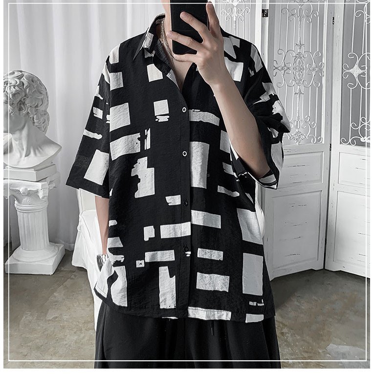 シャツ メンズ カジュアルシャツ 半袖 チェック柄 おしゃれ チェックシャツ 夏 韓国ファッション 半袖シャツ 予約 Vivalafocaccia Com