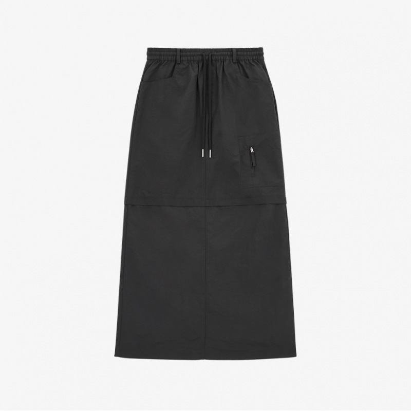 CITYBREEZE カーゴバンディングスカート BLACK